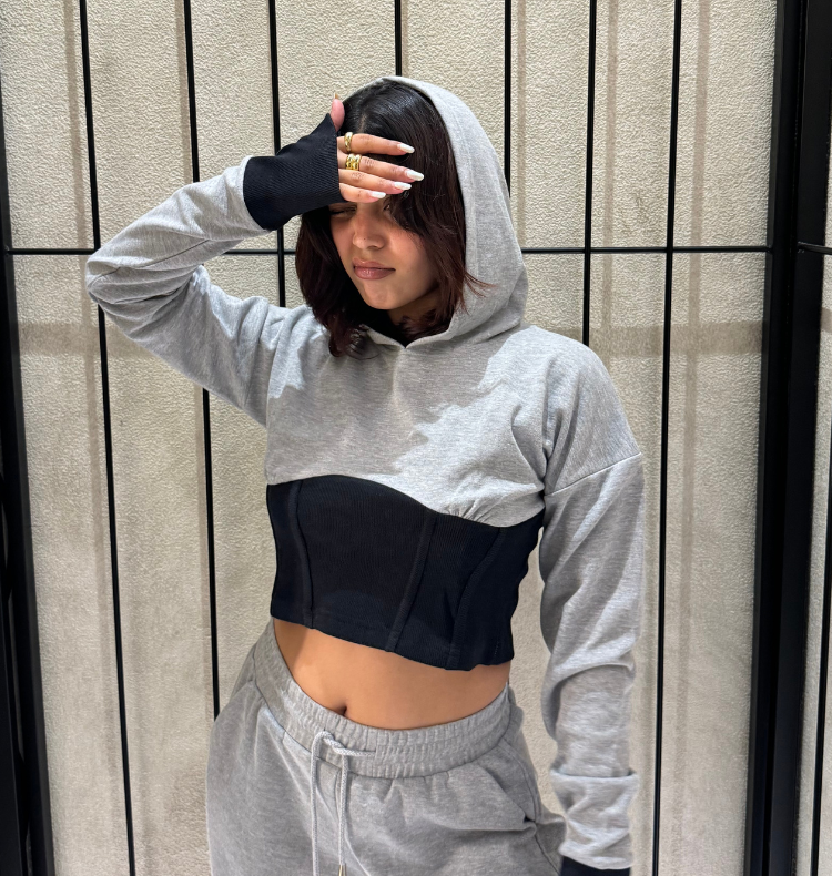 Ease Fit Corset Hoodie Offduty India