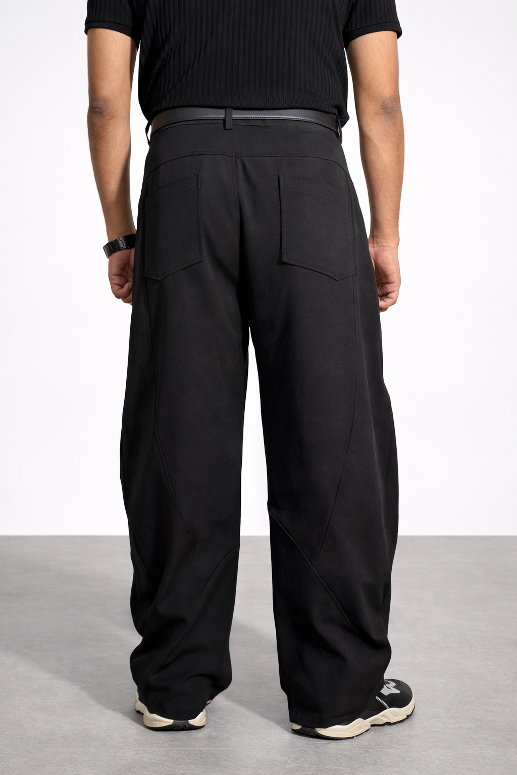 Bound Barrel Fit Rivet Pants