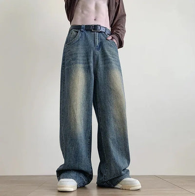 Vintage Cool Faded Tinted Baggy Denims