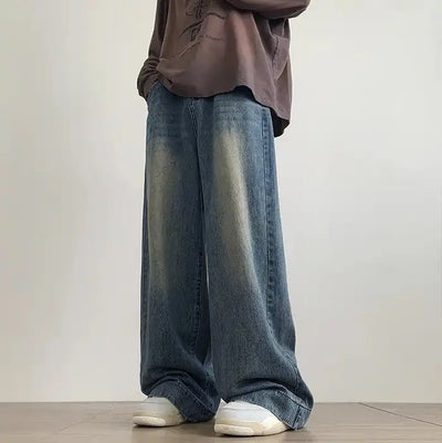 Vintage Cool Faded Tinted Baggy Denims