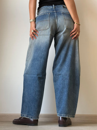 Faded Skater Fit Baggy Jeans
