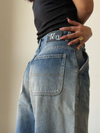 Faded Skater Fit Baggy Jeans
