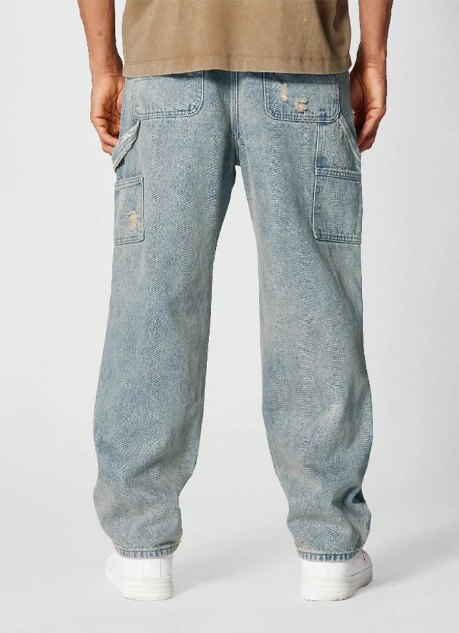 Retro Sunbeam Distressed Carpenter Jeans