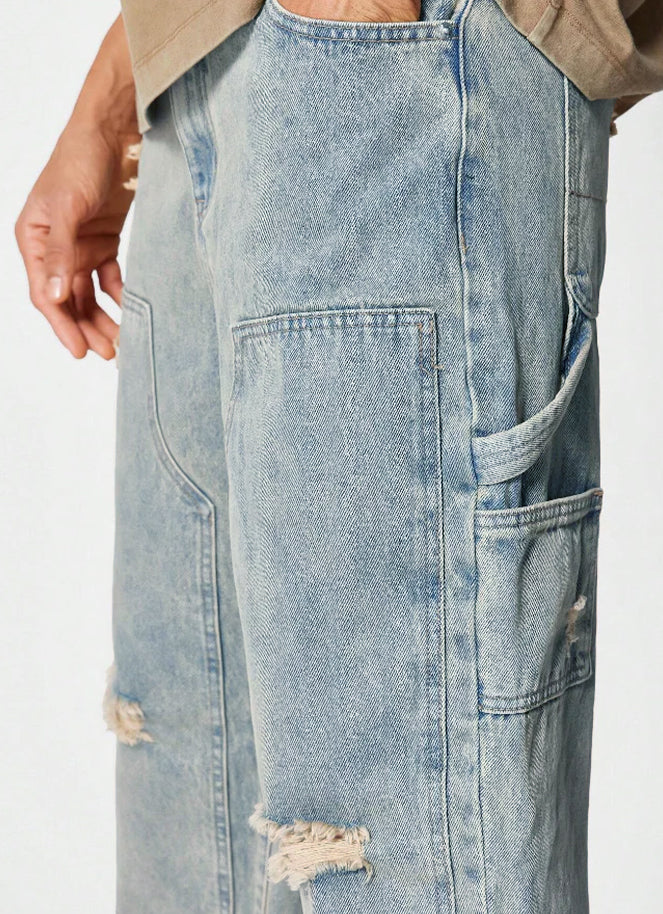 Retro Sunbeam Distressed Carpenter Jeans