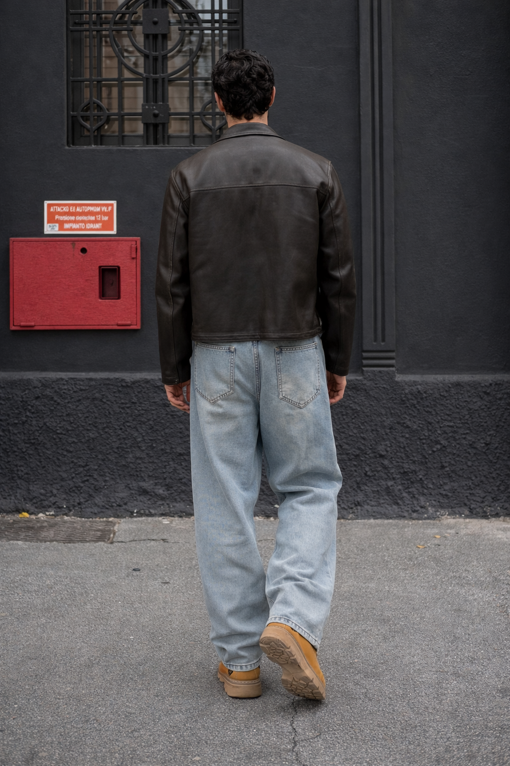 Muted Blue Baggy Jeans