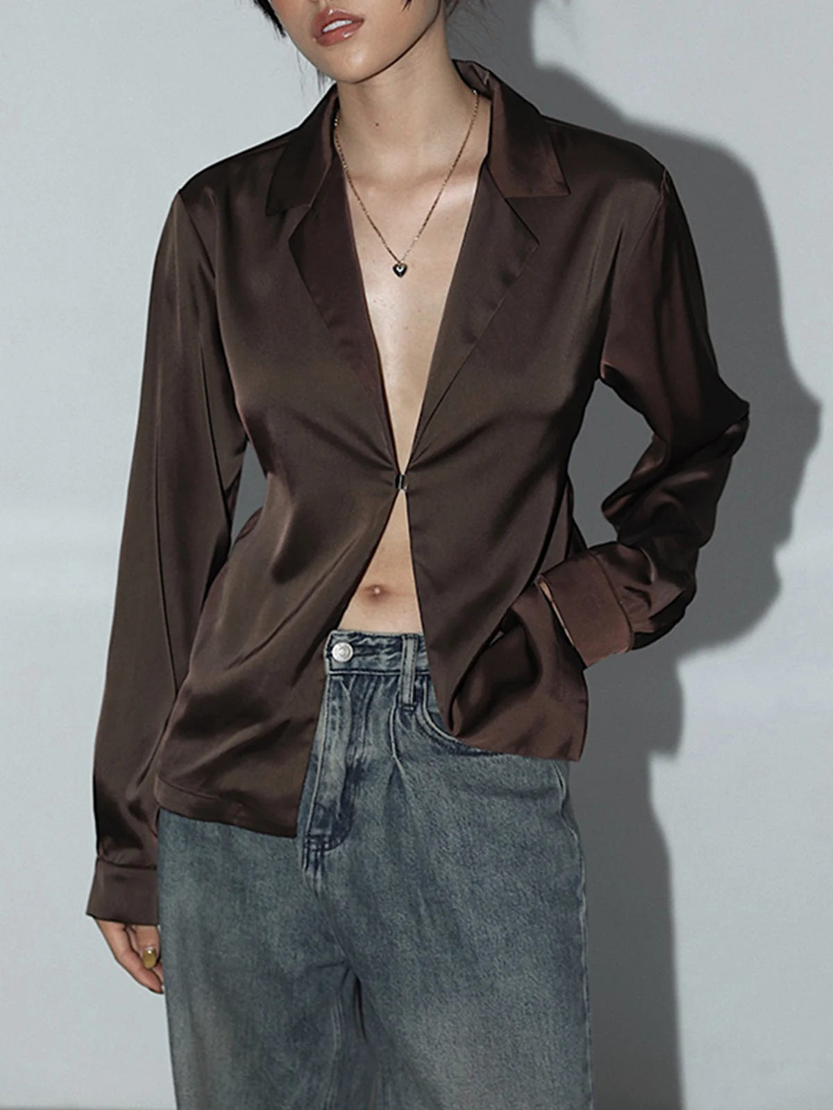 Structured Detail Cardigan Top