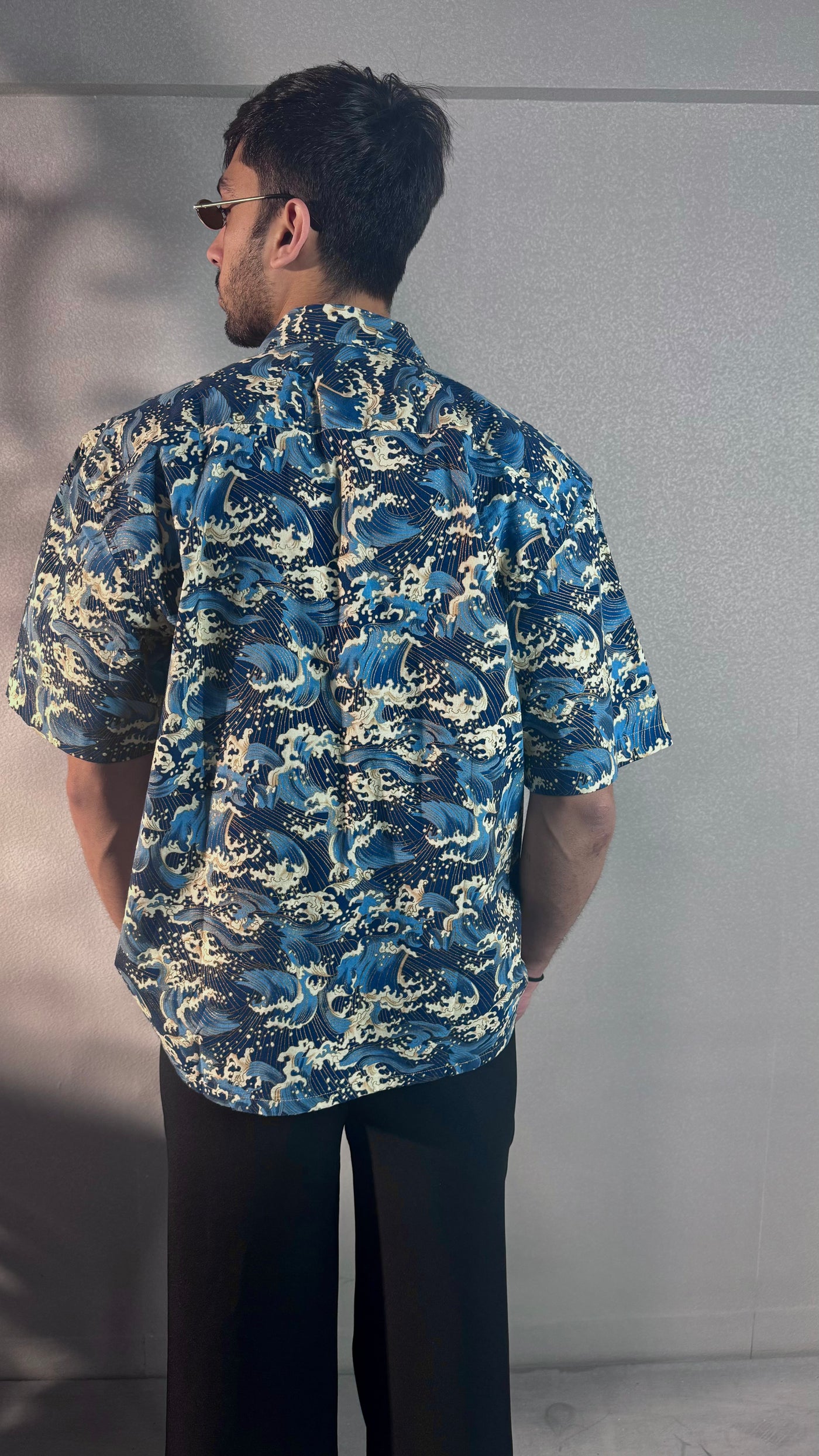 Ocean Wave Dynasty Structured Shirt