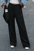 Surface Wave Texture Baggy Joggers