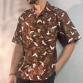 Tranquil Swan in Brownland Structured Shirt