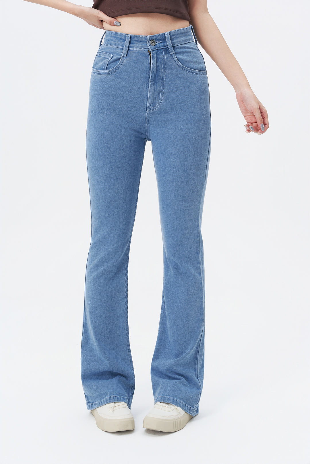 Baby Blue Bootcut Flare Jeans Bootcut Flare Jeans OFFDUTY