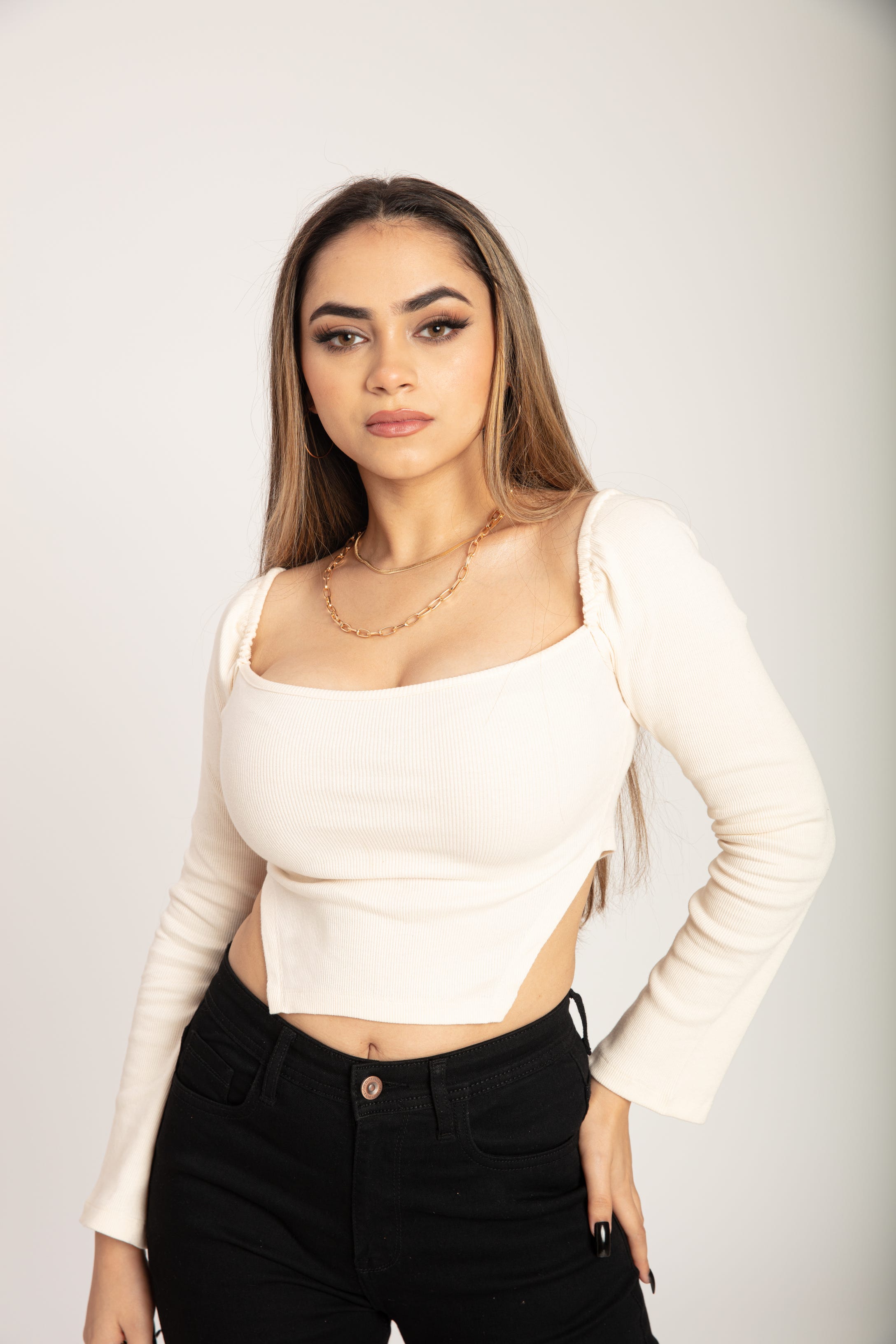 Babe Crush Off White Top
