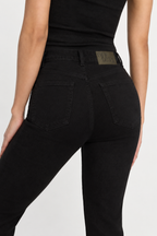 Black Bootcut Flare High Waist Jeans