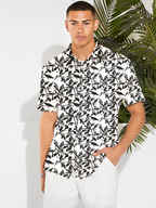 Boho Black Short Sleeve Shirt