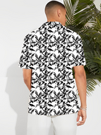 Boho Black Short Sleeve Shirt