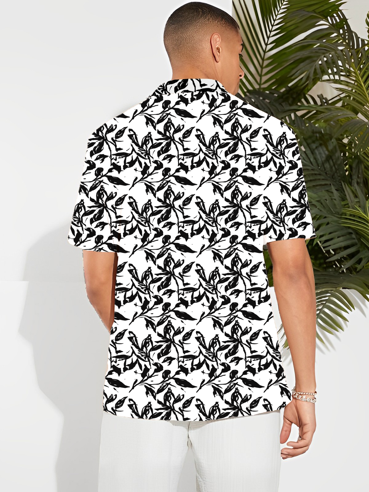 Boho Black Short Sleeve Shirt