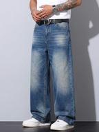 Broken Blue Super Baggy Jeans