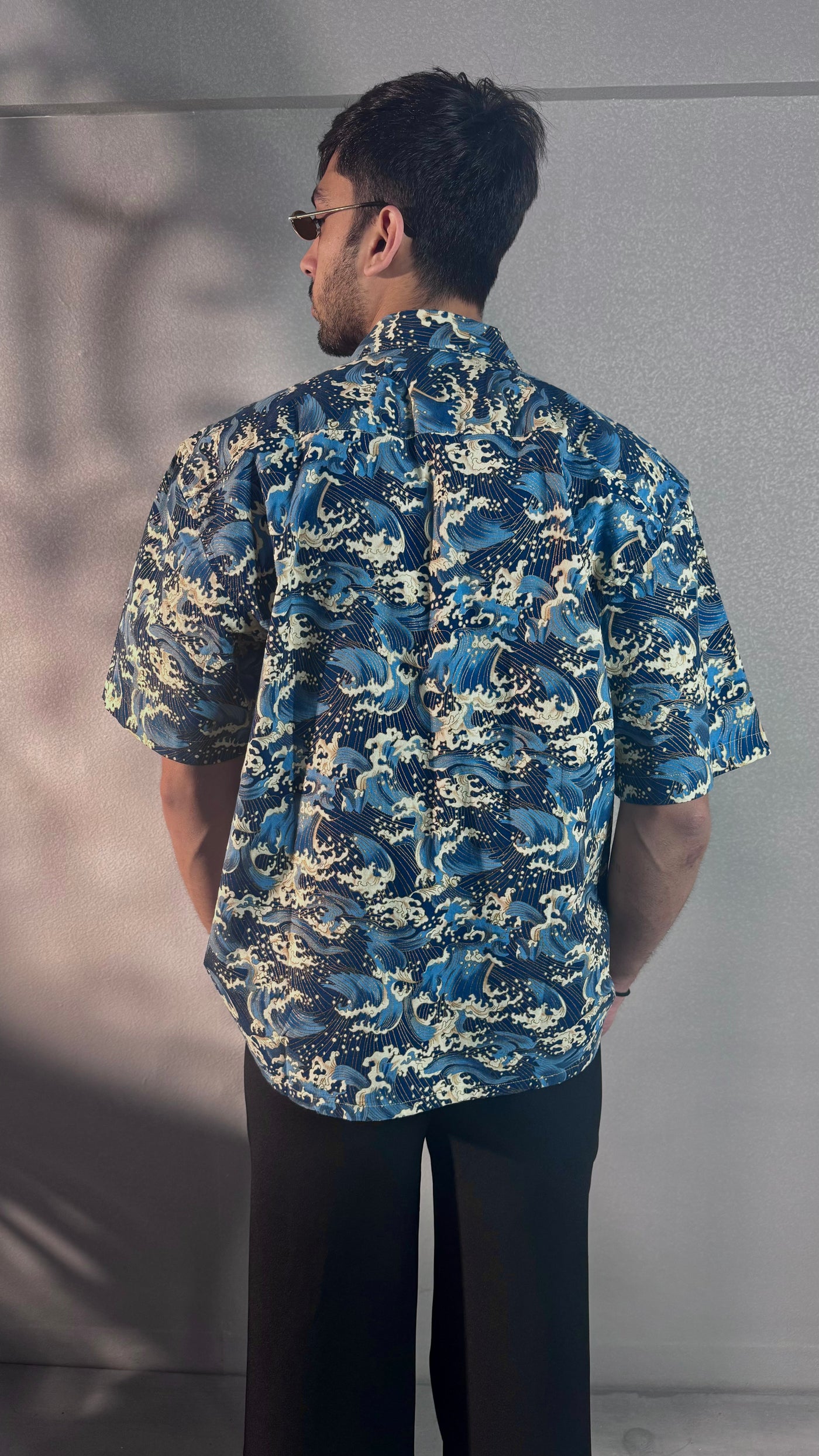 Ocean Wave Dynasty Structured Shirt