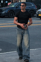 Blue Screen Super Baggy Jeans