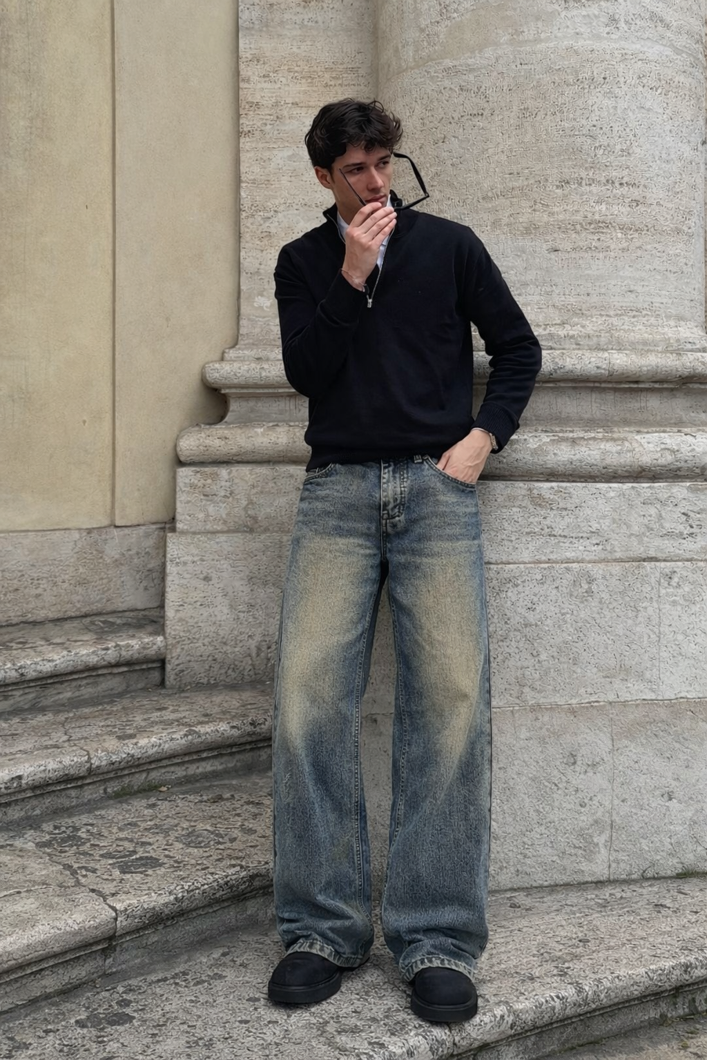 Blue Screen Super Baggy Jeans