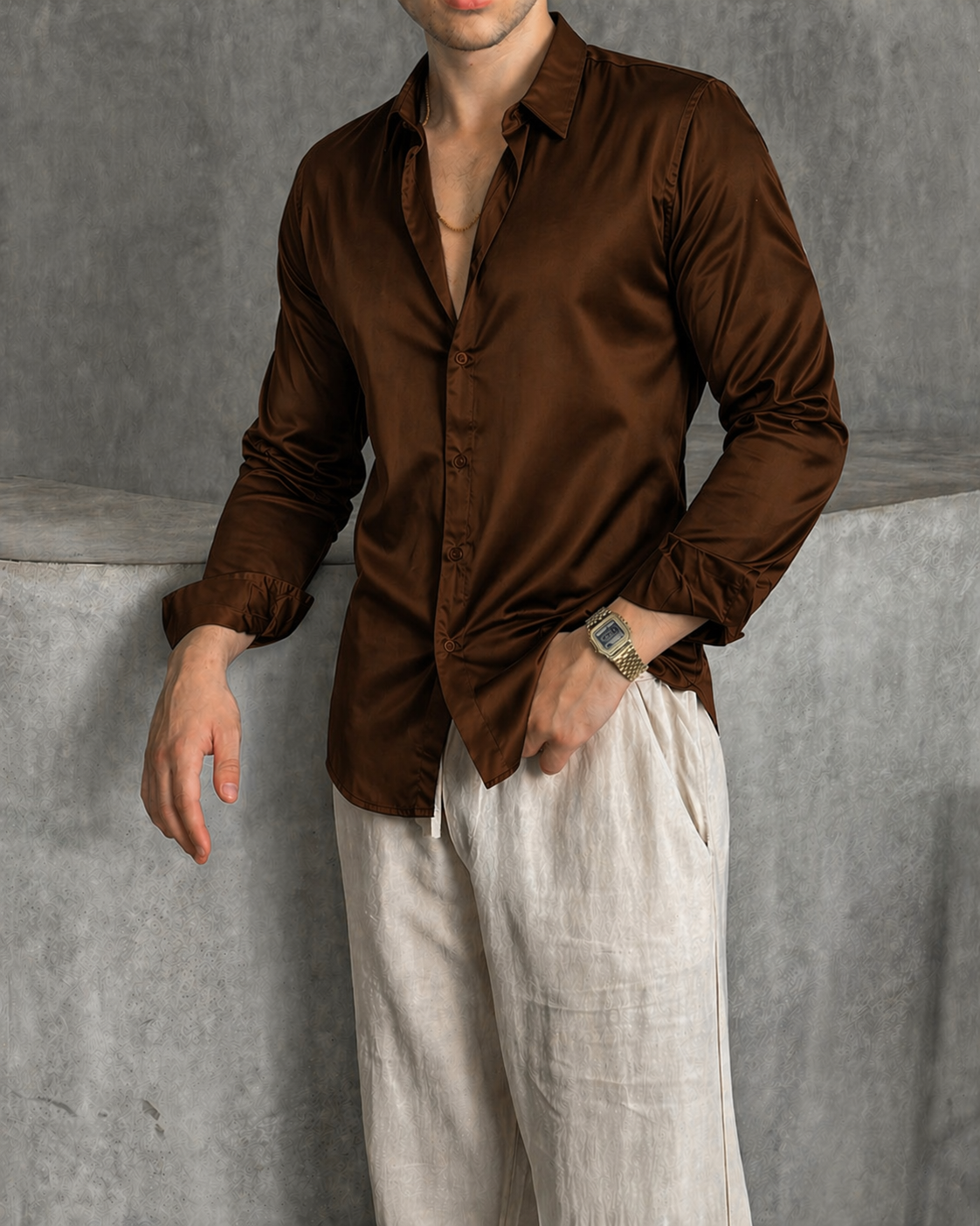 After Hours Satin Shirt