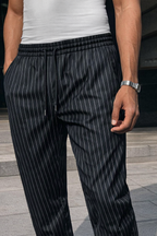 Stripe Straight Joggers