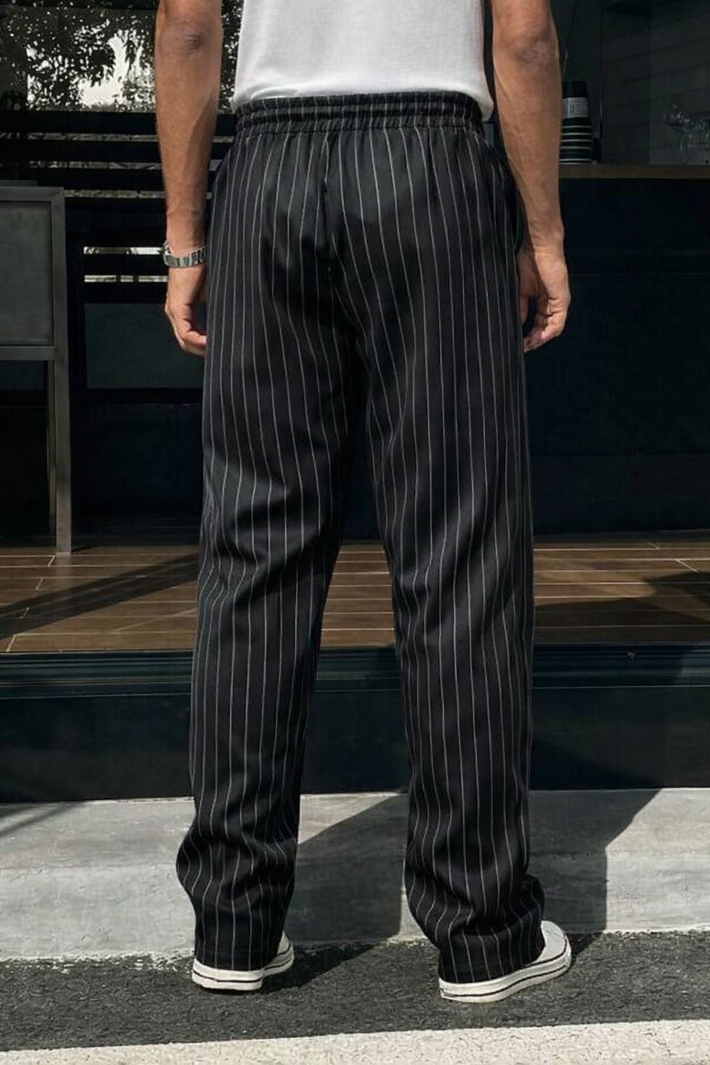 Stripe Straight Joggers