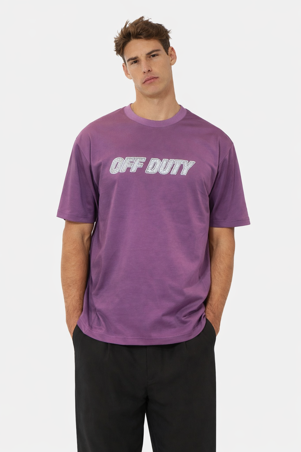 Metallic Accent Graphic Tee