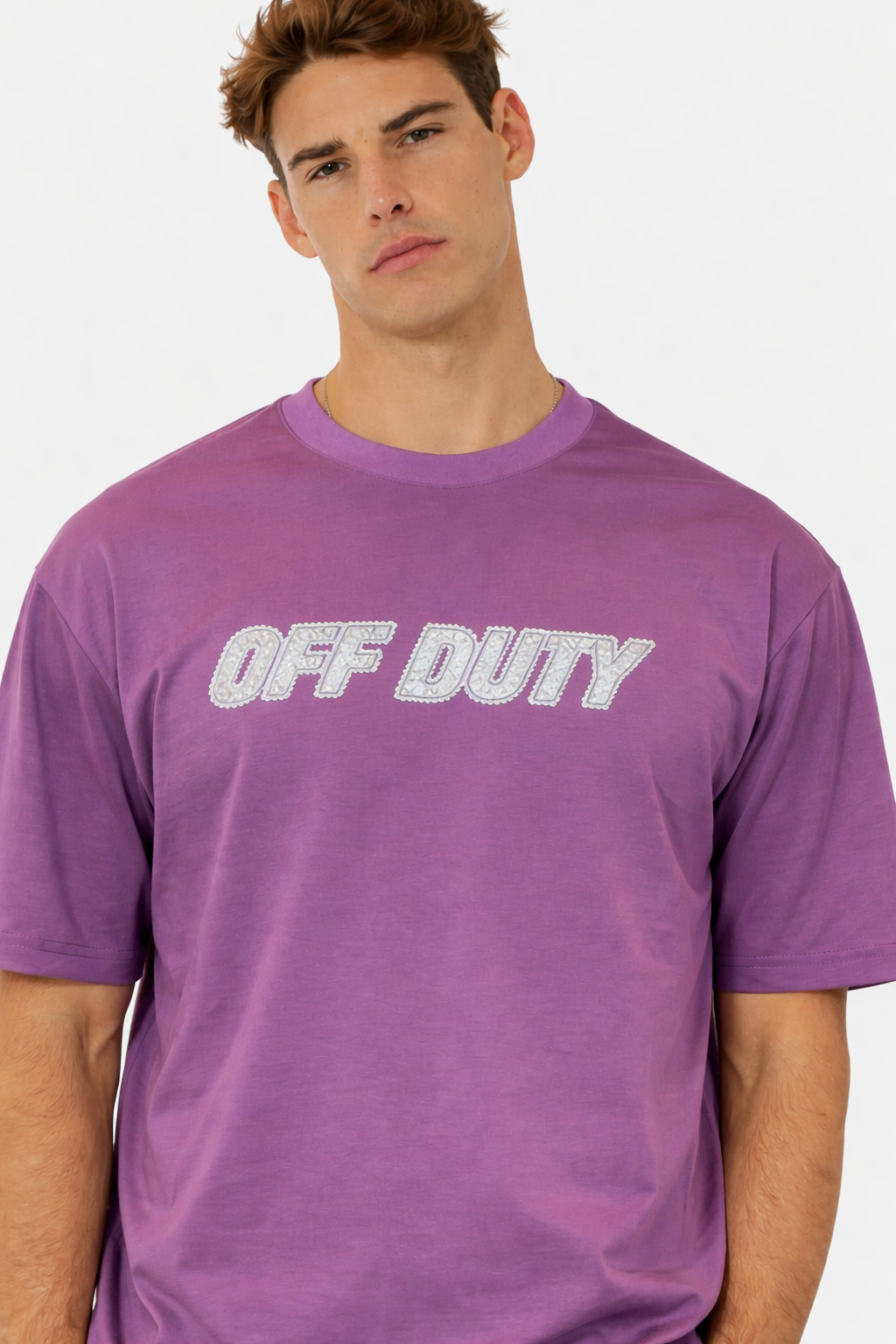 Metallic Accent Graphic Tee