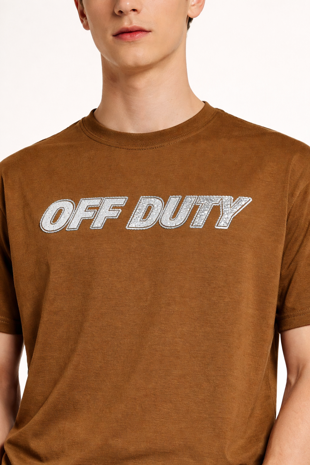 Metallic Accent Graphic Tee