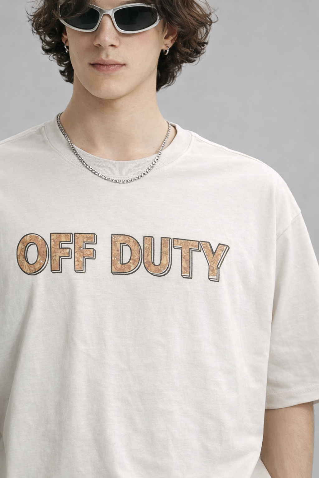Off Duty Outlined Cork Print Graphic Tee
