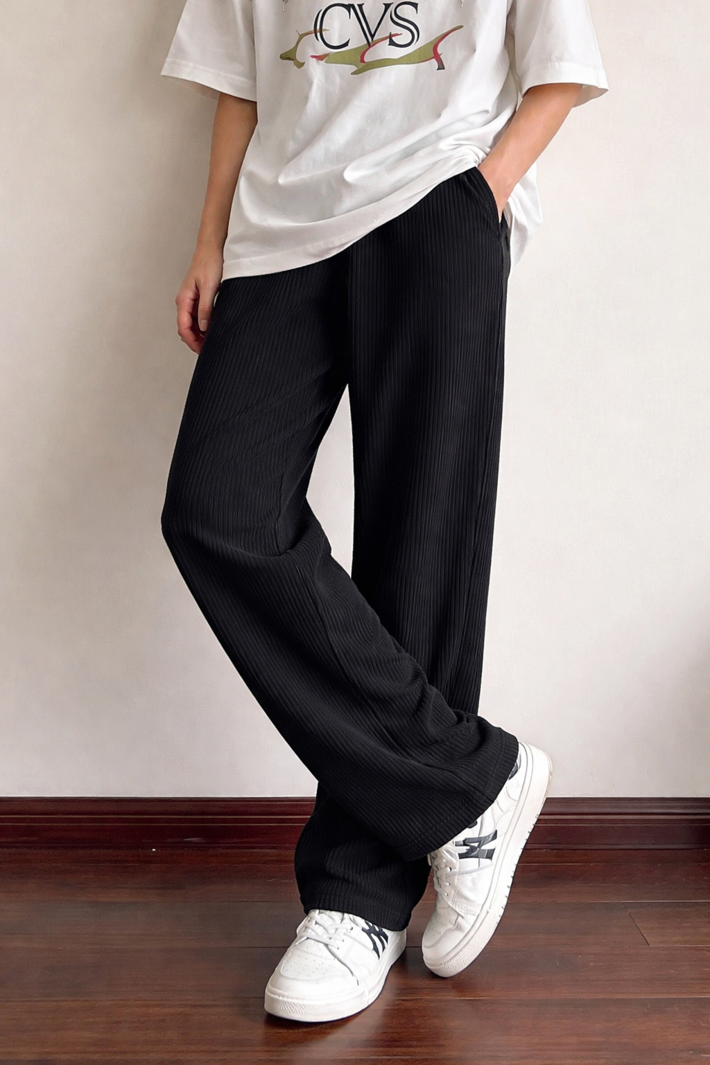 Timeless Rib Drawstring Joggers