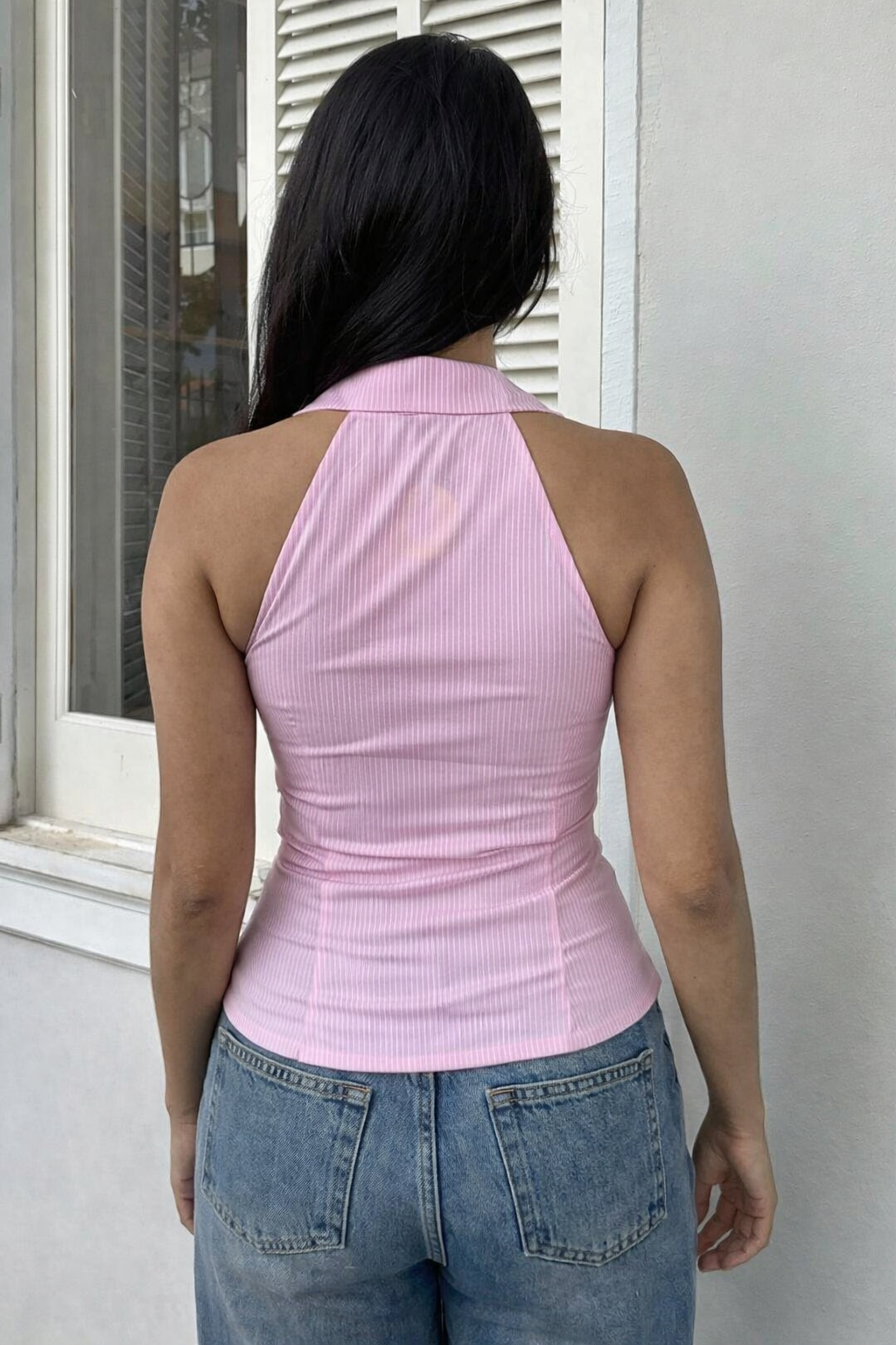 Criss Cross Stripe Top