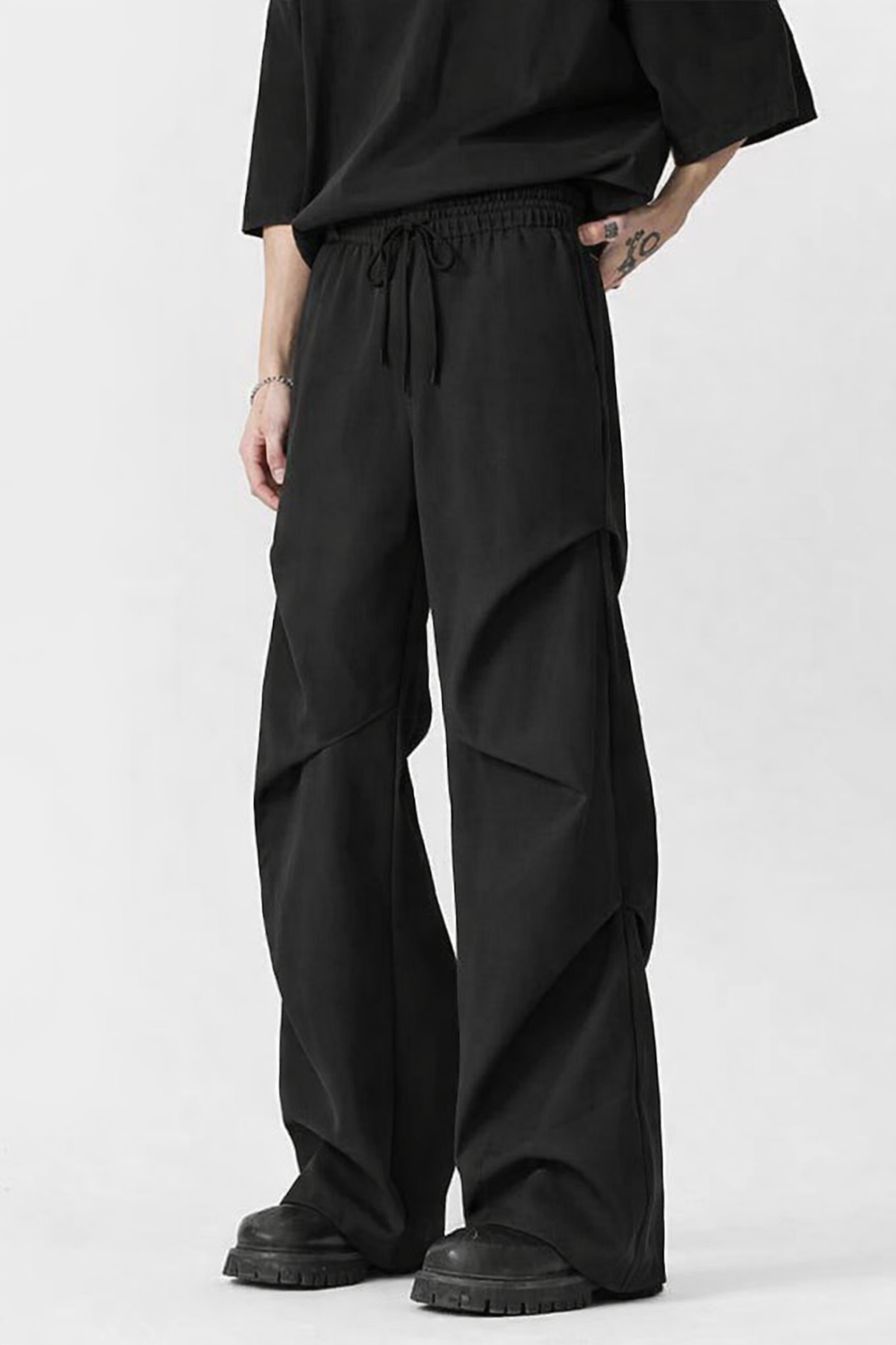 Prime Flare Pleat Relaxed Joggers