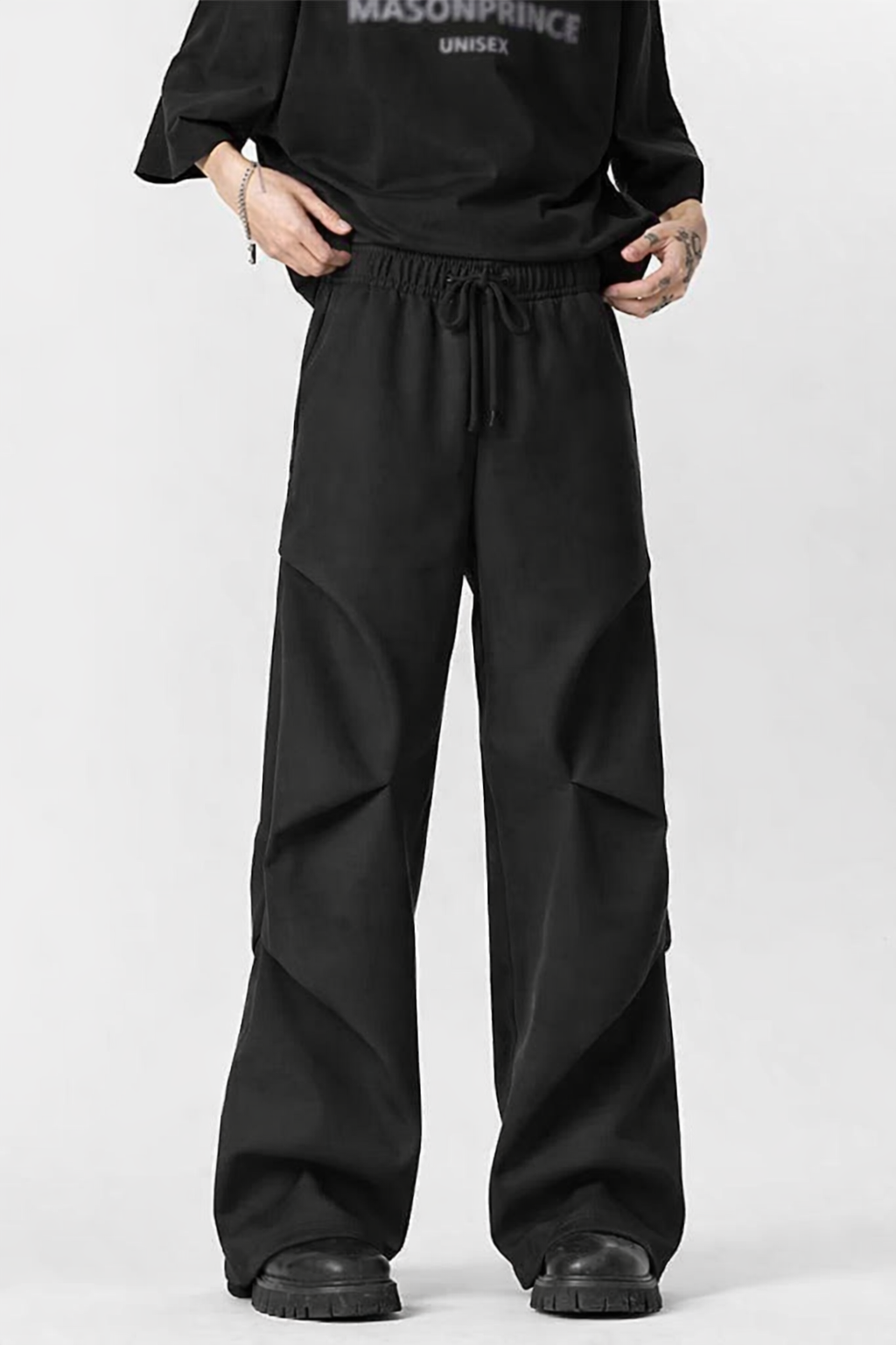 Prime Flare Pleat Relaxed Joggers