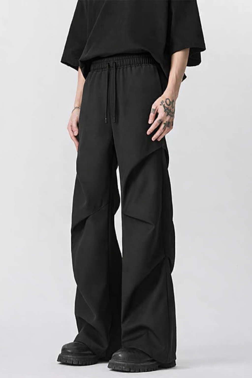 Prime Flare Pleat Relaxed Joggers