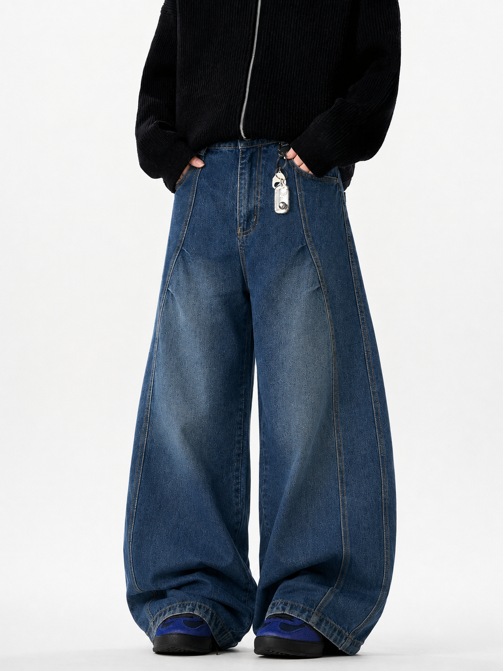Blue Fracture Japan Baggy Jeans