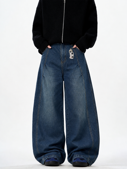 Blue Fracture Japan Baggy Jeans