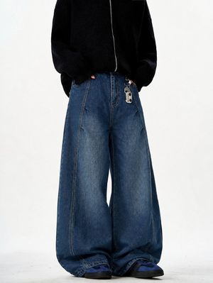 Blue Fracture Japan Baggy Jeans