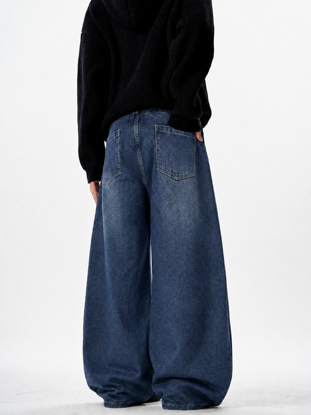Blue Fracture Japan Baggy Jeans