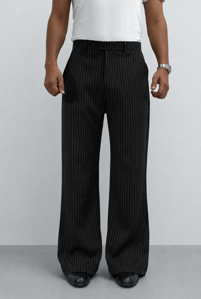 Stripe Clean Flex Bootcut Pants