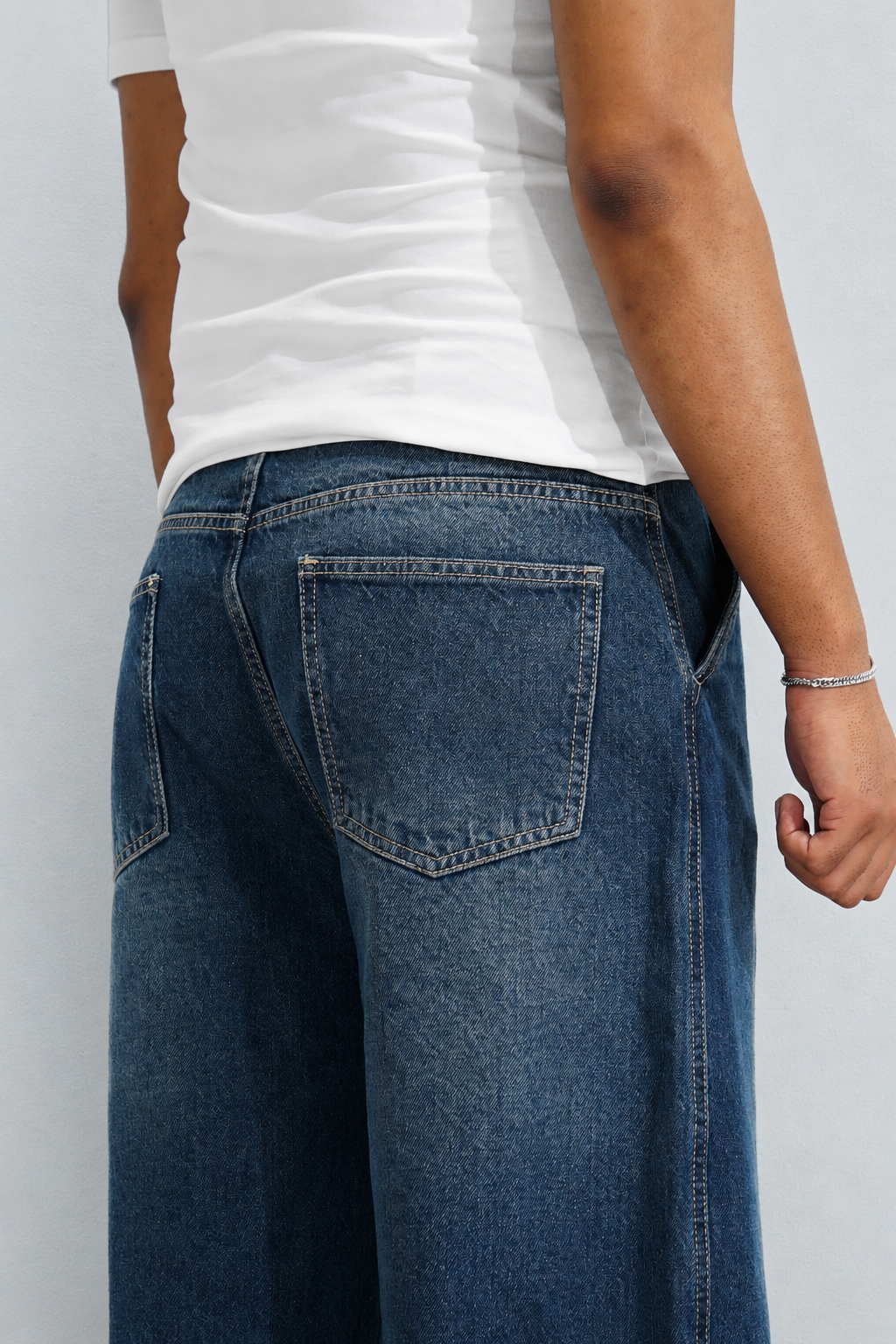 Blue Fracture Japan Baggy Jeans – Offduty India