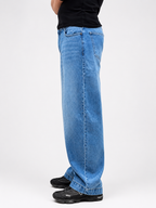 Glitch Blue Japan Baggy Jeans