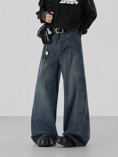 Blue Fracture Japan Baggy Jeans