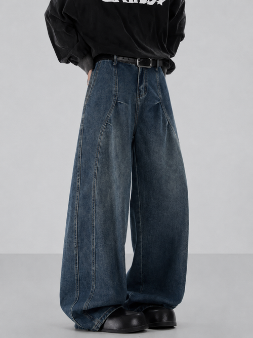 Blue Fracture Japan Baggy Jeans