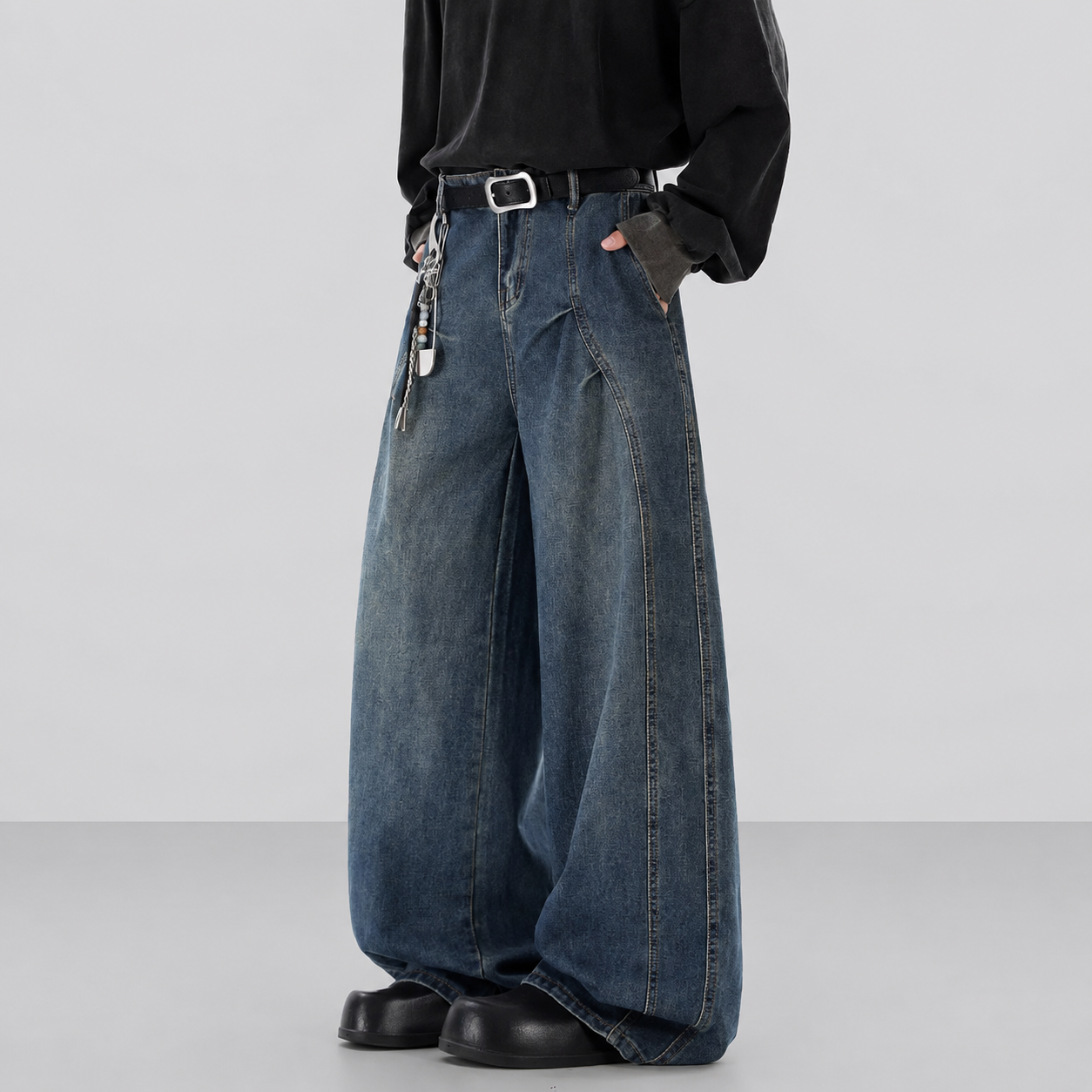 Blue Fracture Japan Baggy Jeans