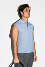 Summer Polo Vest T-shirt