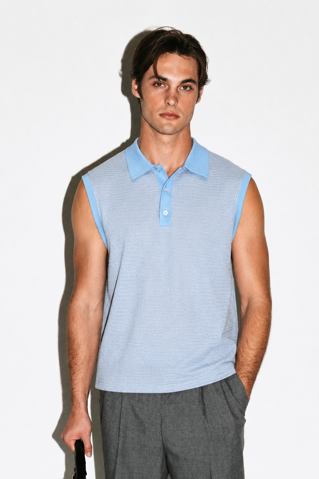 Summer Polo Vest T-shirt