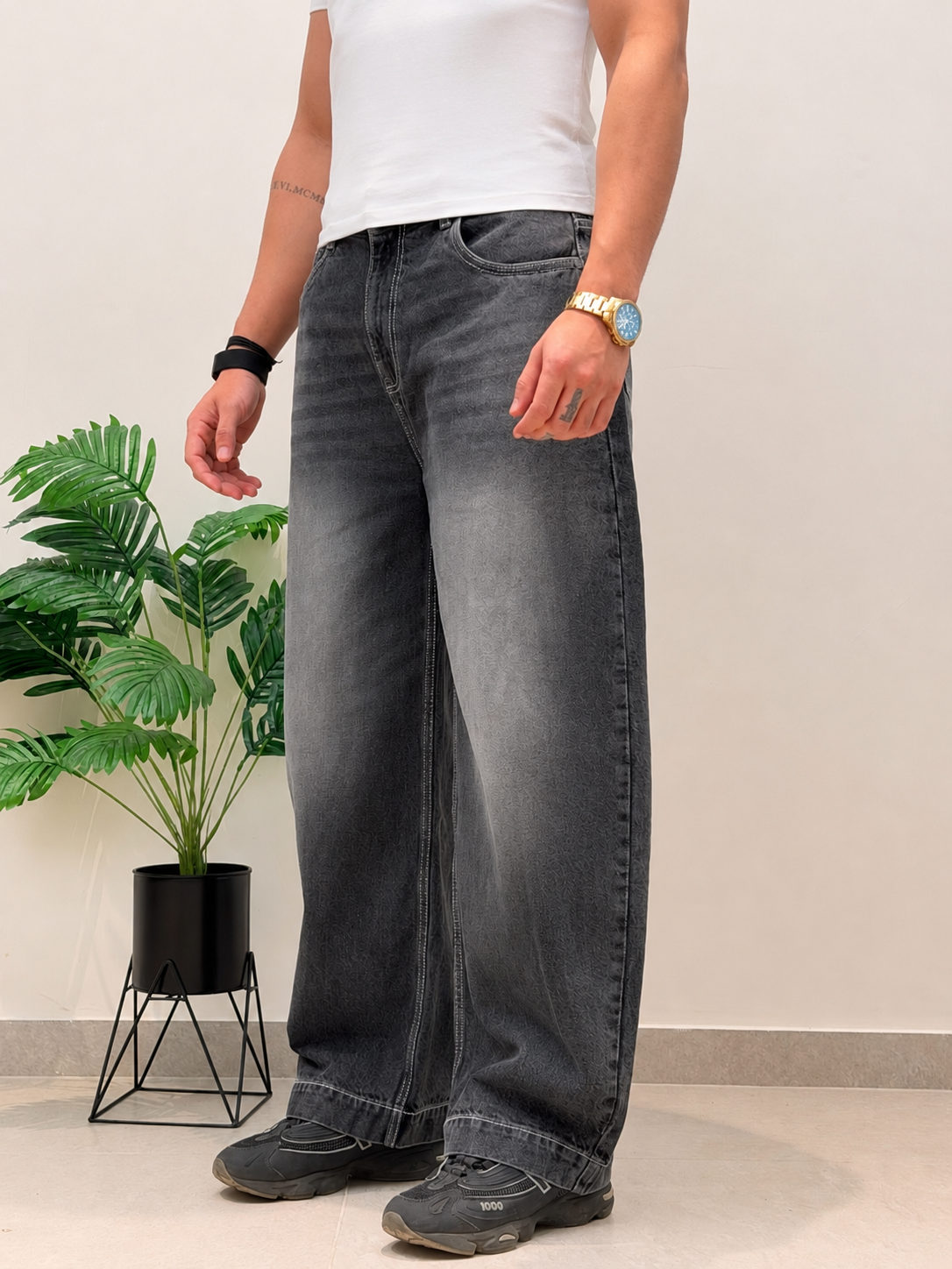 Iron Grey Japan Baggy Jeans