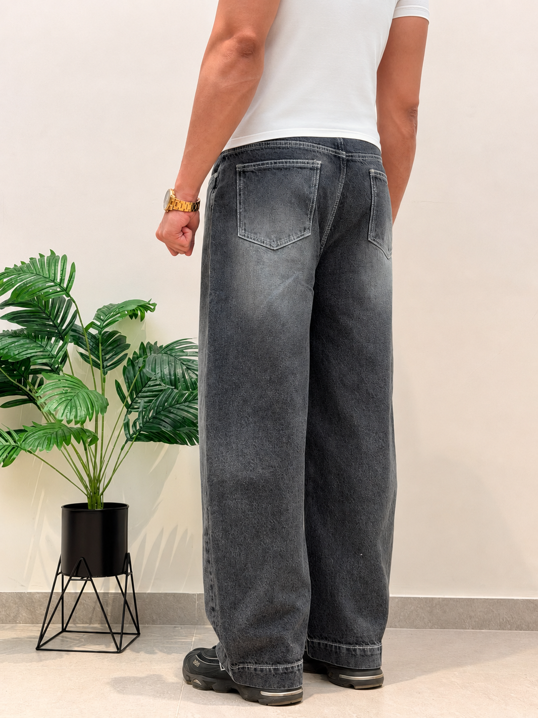 Iron Grey Japan Baggy Jeans