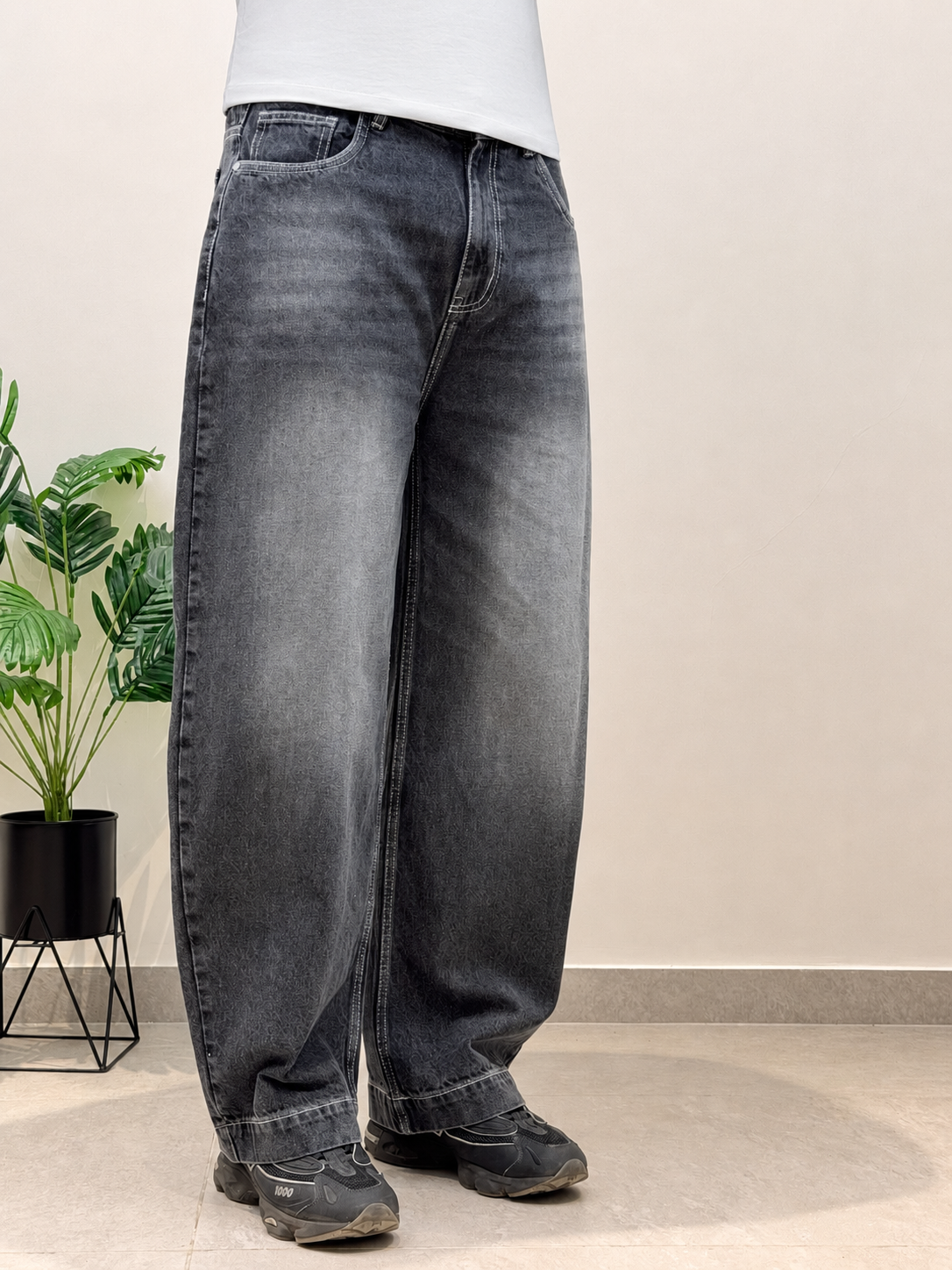 Iron Grey Japan Baggy Jeans